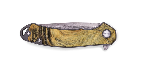 EDC Wood Pocket Knife - Erinn (Wood Burl, 741772)