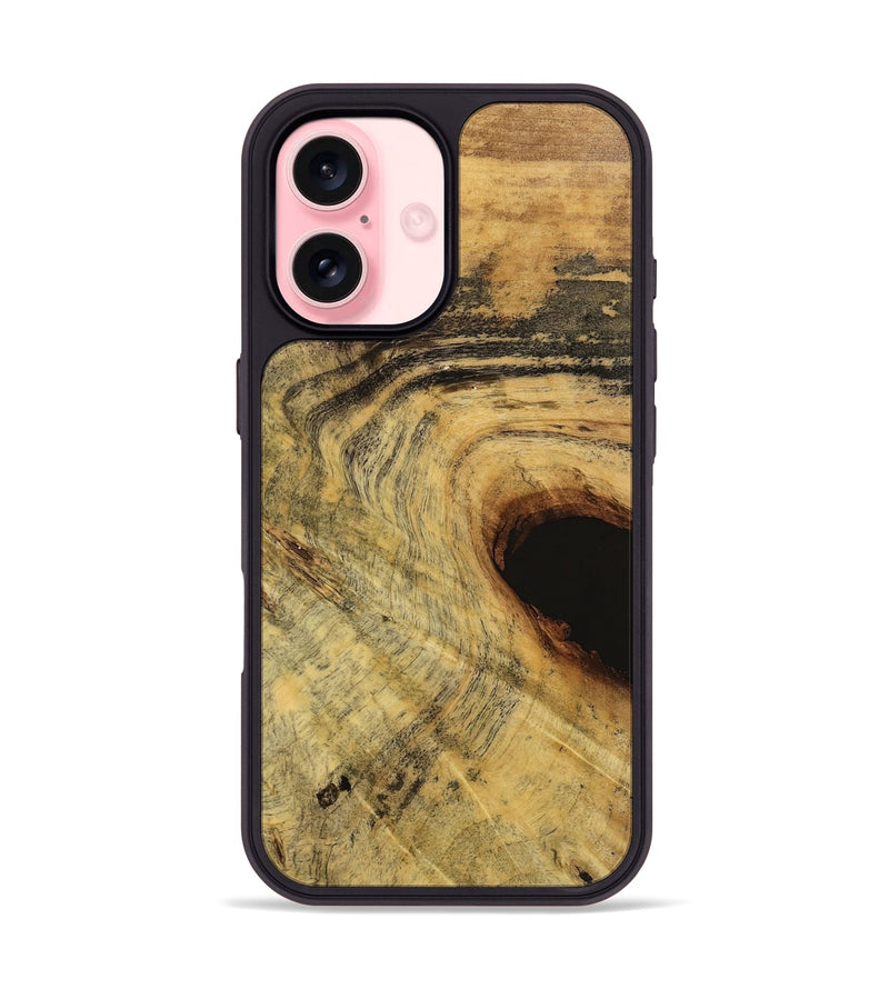 iPhone 16 Wood Phone Case - Erinn (Wood Burl, 741772)