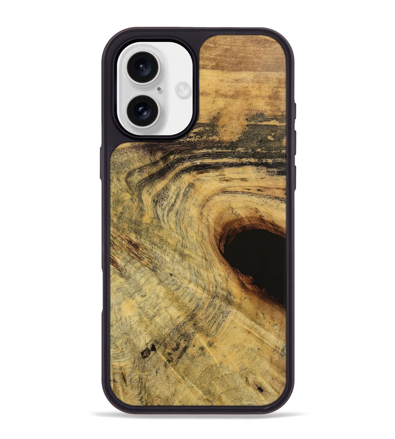 iPhone 16 Plus Wood Phone Case - Erinn (Wood Burl, 741772)