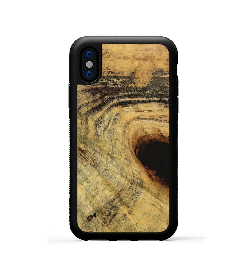 iPhone Xs Wood Phone Case - Erinn (Wood Burl, 741772)