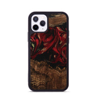 iPhone 11 Pro Wood Phone Case - Sayre (Red, 741773)