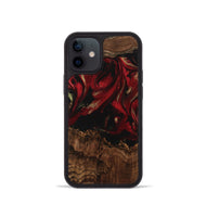 iPhone 12 mini Wood Phone Case - Sayre (Red, 741773)