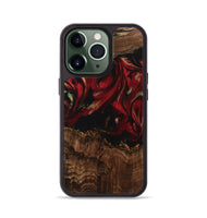 iPhone 13 Pro Wood Phone Case - Sayre (Red, 741773)