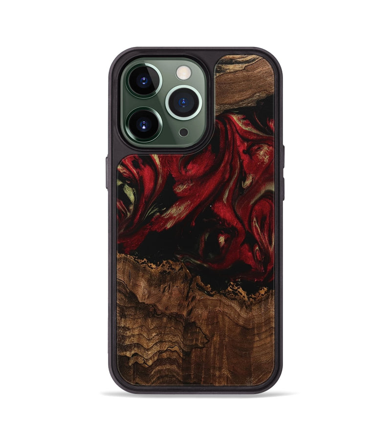 iPhone 13 Pro Wood Phone Case - Sayre (Red, 741773)