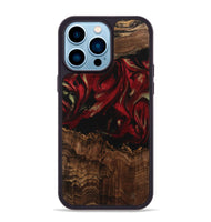 iPhone 14 Pro Max Wood Phone Case - Sayre (Red, 741773)