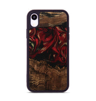 iPhone Xr Wood Phone Case - Sayre (Red, 741773)