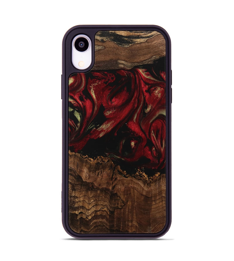 iPhone Xr Wood Phone Case - Sayre (Red, 741773)