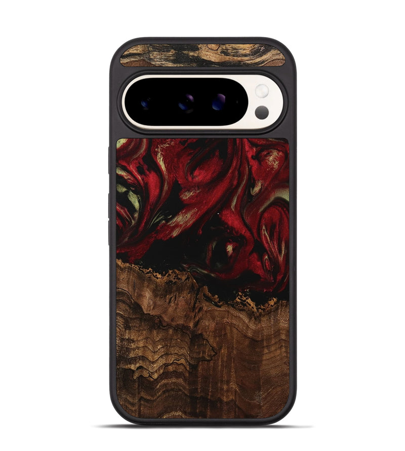 Pixel 9 Pro Wood Phone Case - Sayre (Red, 741773)