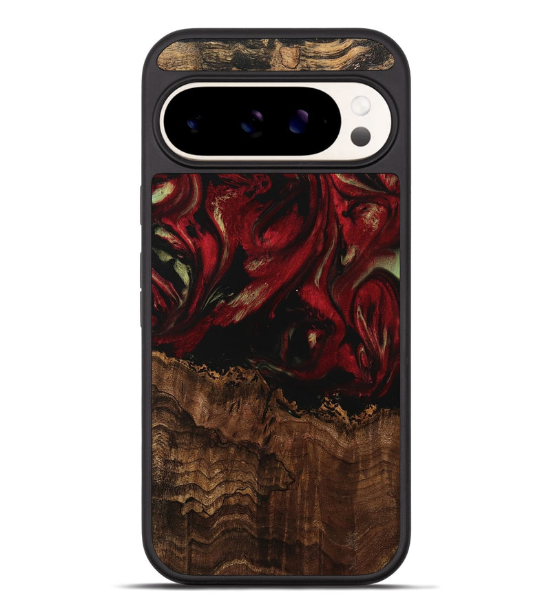 Pixel 9 Pro XL Wood Phone Case - Sayre (Red, 741773)