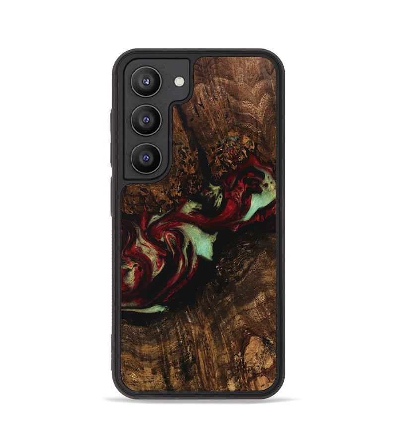 Galaxy S23 Wood Phone Case - Britni (Red, 741774)