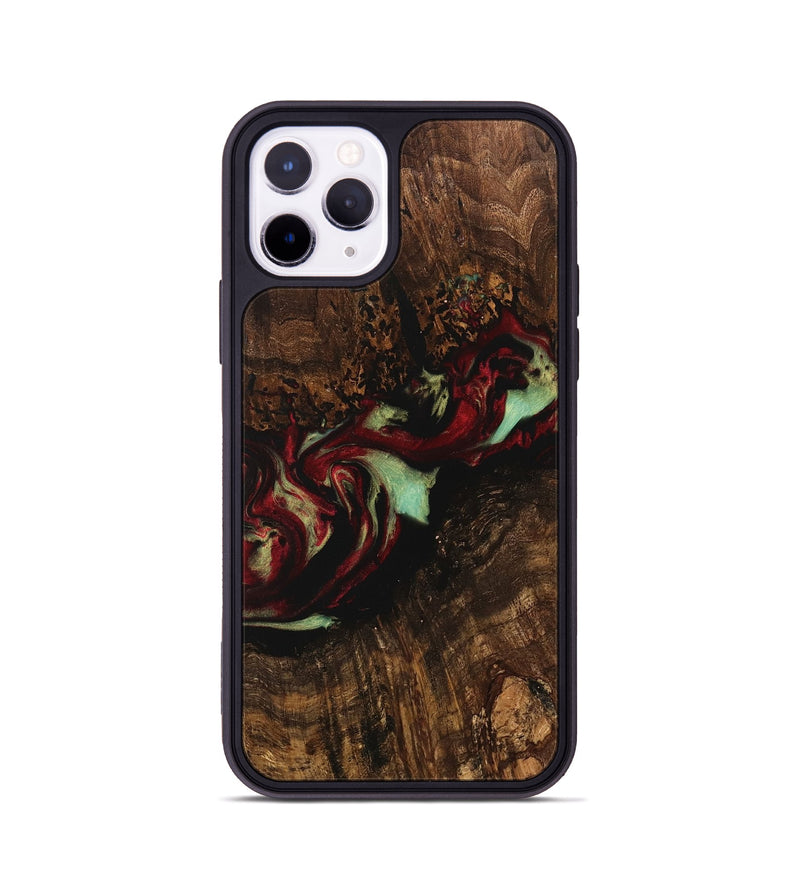 iPhone 11 Pro Wood Phone Case - Britni (Red, 741774)