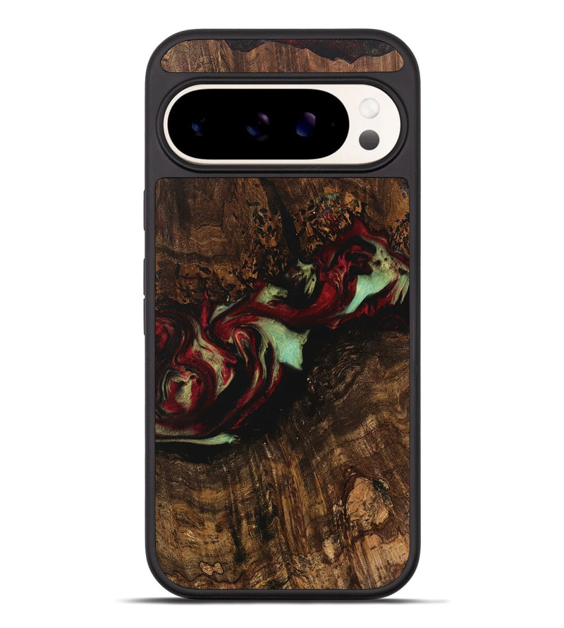 Pixel 9 Pro XL Wood Phone Case - Britni (Red, 741774)