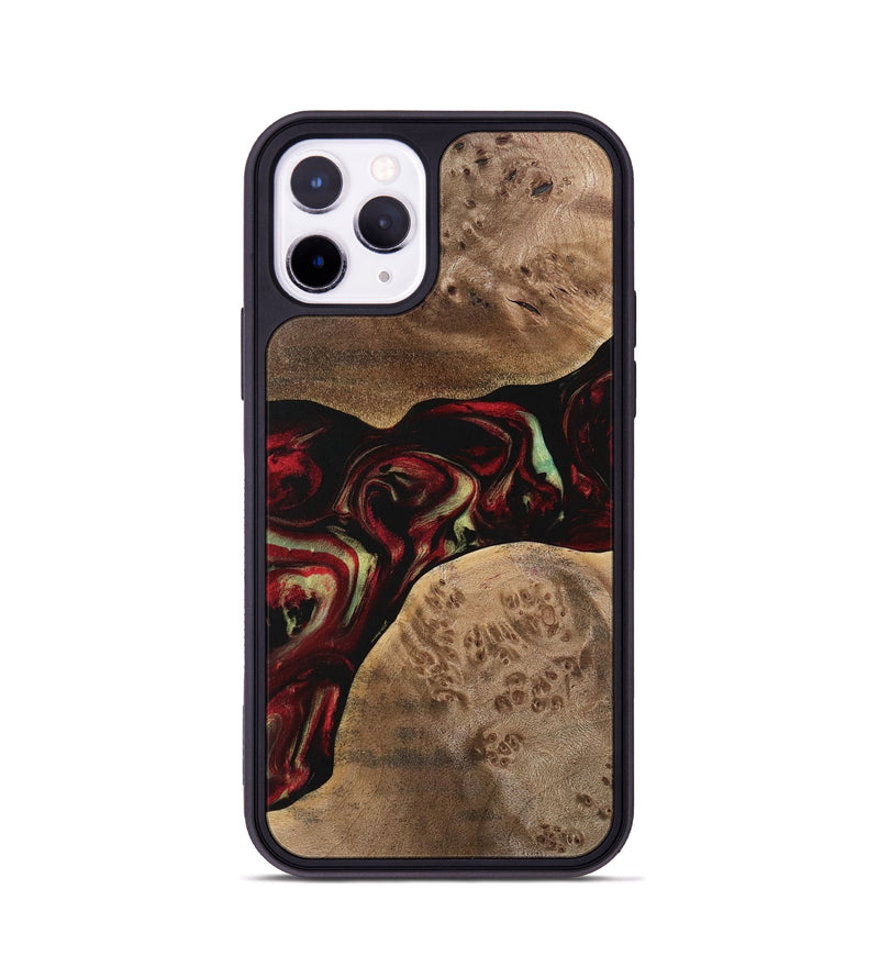 iPhone 11 Pro Wood Phone Case - Jagat (Red, 741775)