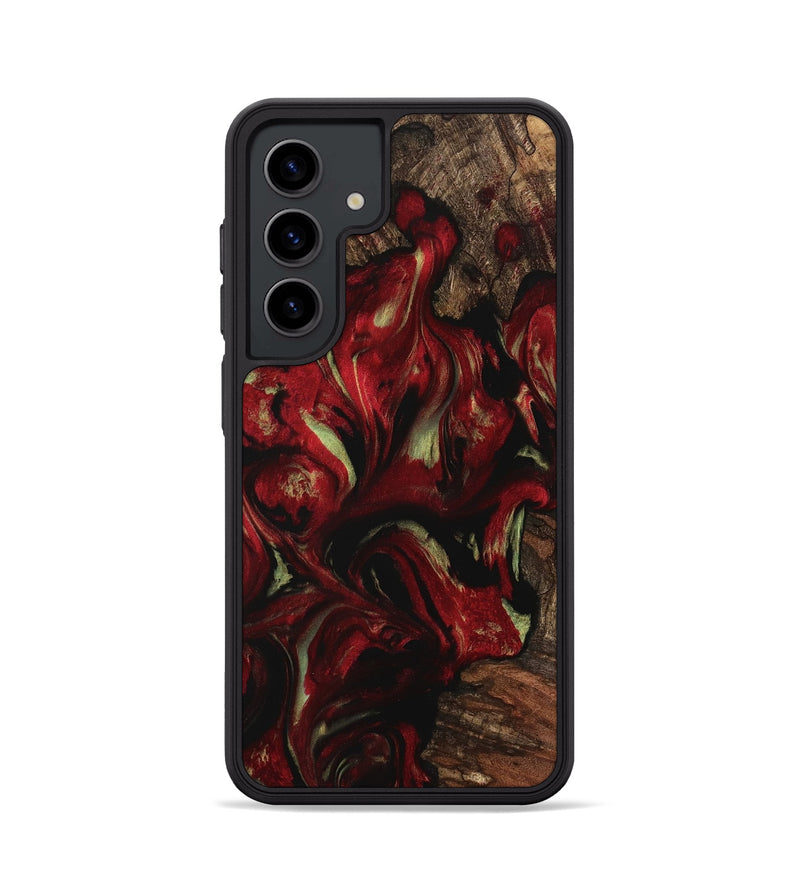 Galaxy S24 Wood Phone Case - Joel (Red, 741778)