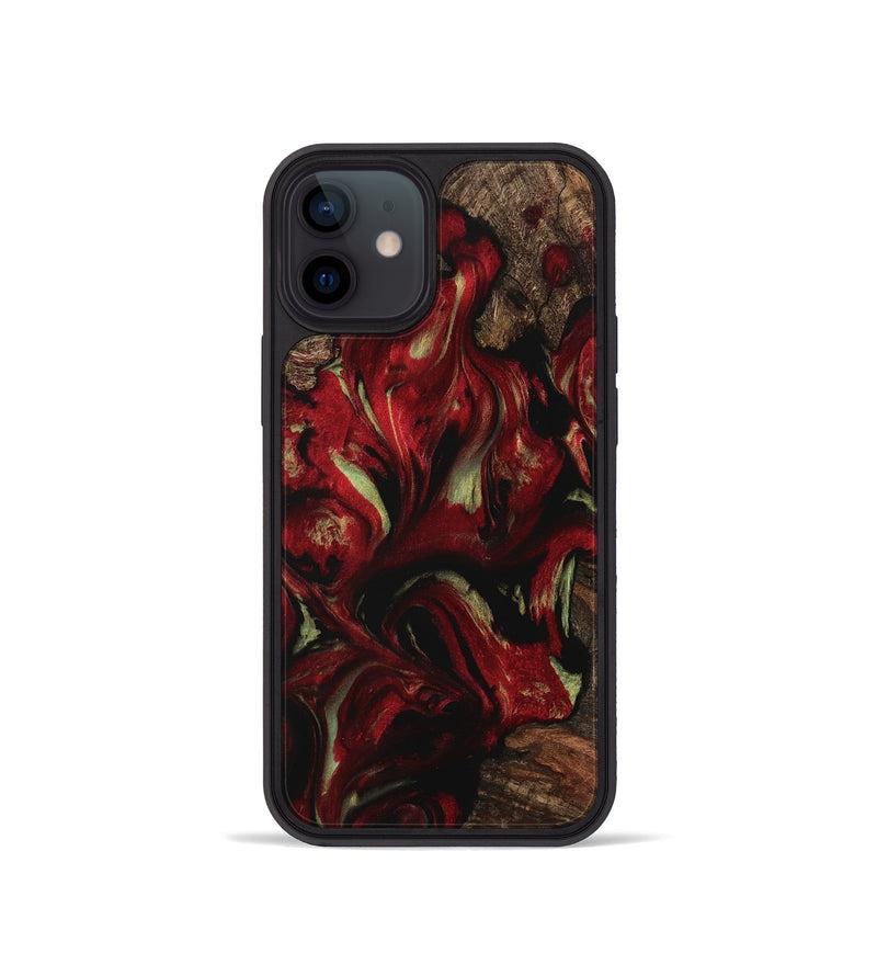 iPhone 12 mini Wood Phone Case - Joel (Red, 741778)