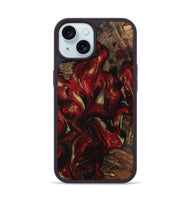 iPhone 15 Wood Phone Case - Joel (Red, 741778)