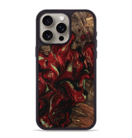 iPhone 15 Pro Max Wood Phone Case - Joel (Red, 741778)