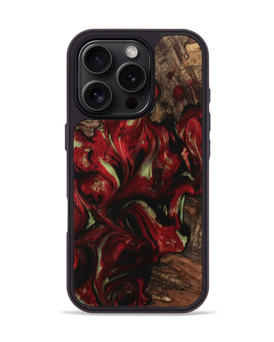 iPhone 16 Pro Wood Phone Case - Joel (Red, 741778)