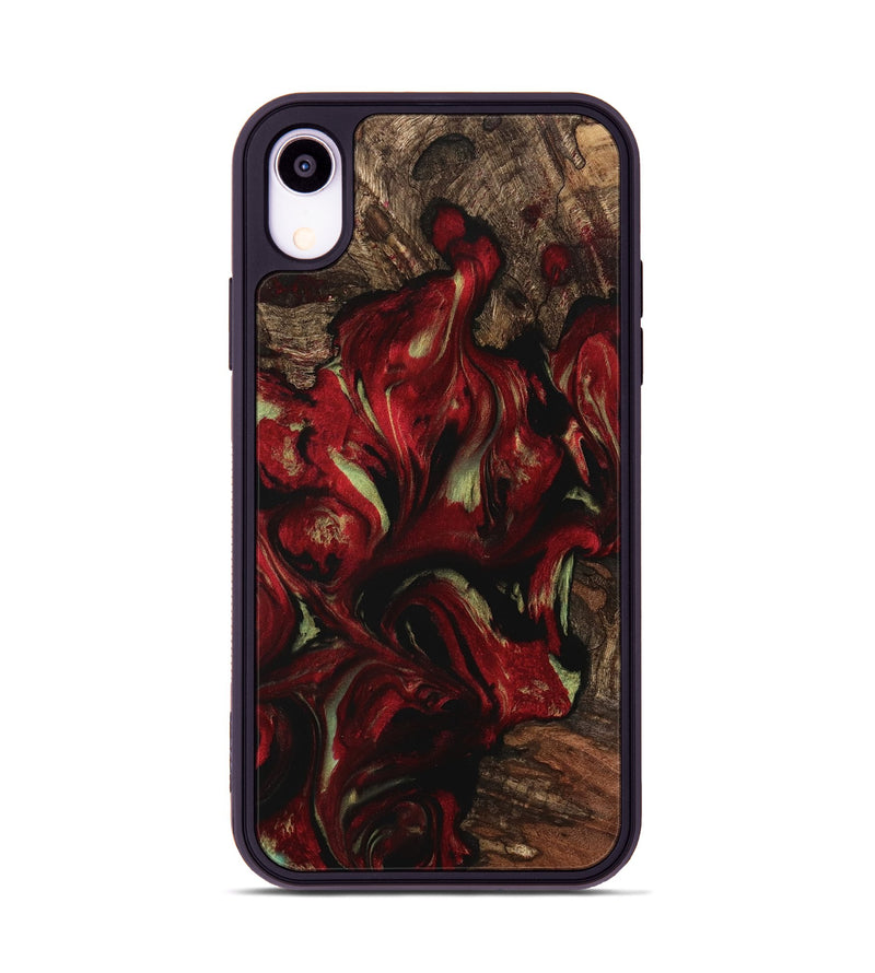 iPhone Xr Wood Phone Case - Joel (Red, 741778)