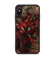 iPhone Xs Max Wood Phone Case - Joel (Red, 741778)