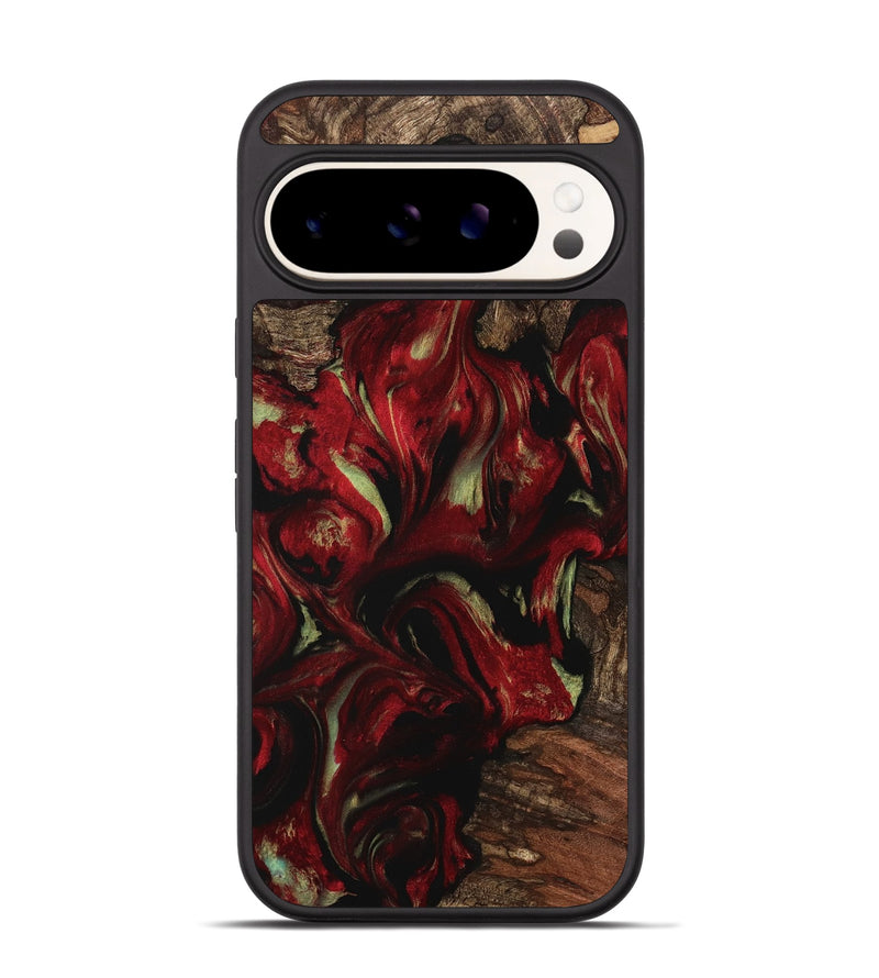 Pixel 9 Pro Wood Phone Case - Joel (Red, 741778)