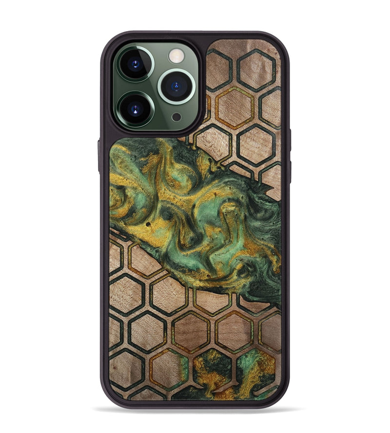 iPhone 13 Pro Max Wood Phone Case - Leisa (Pattern, 741779)