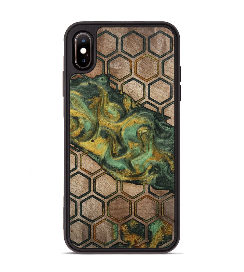 iPhone Xs Max Wood Phone Case - Leisa (Pattern, 741779)