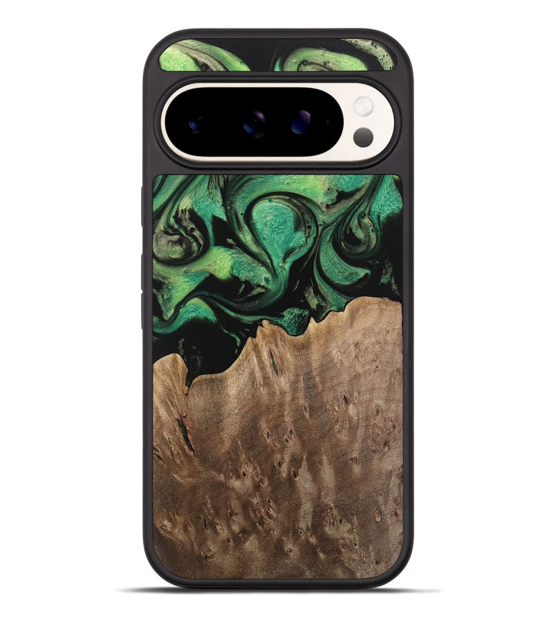 Pixel 9 Pro XL Wood Phone Case - Odille (Green, 741781)