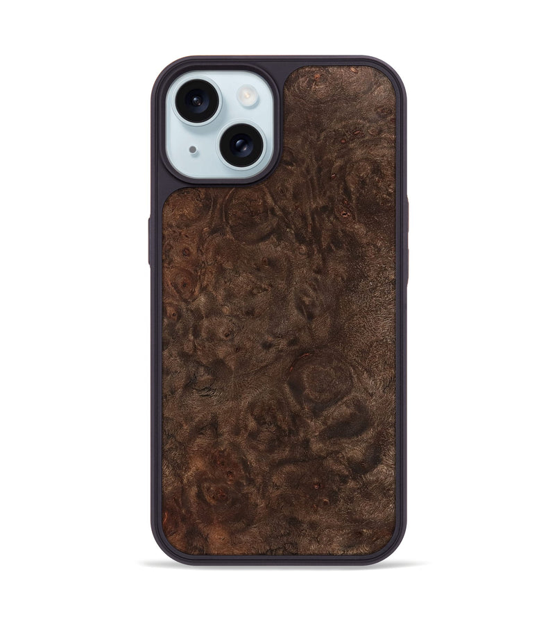 iPhone 15 Wood Phone Case - Jeffrey (Wood Burl, 741782)