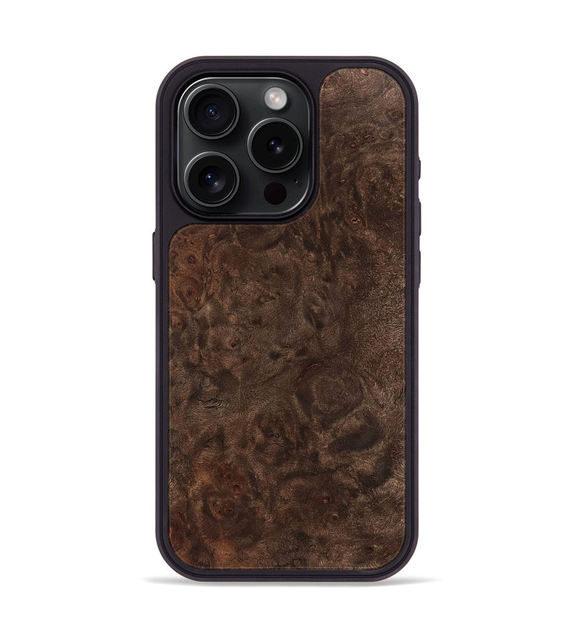 iPhone 15 Pro Wood Phone Case - Jeffrey (Wood Burl, 741782)