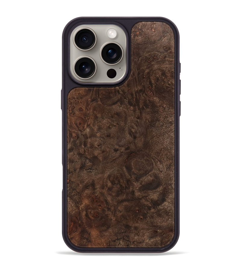 iPhone 16 Pro Max Wood Phone Case - Jeffrey (Wood Burl, 741782)