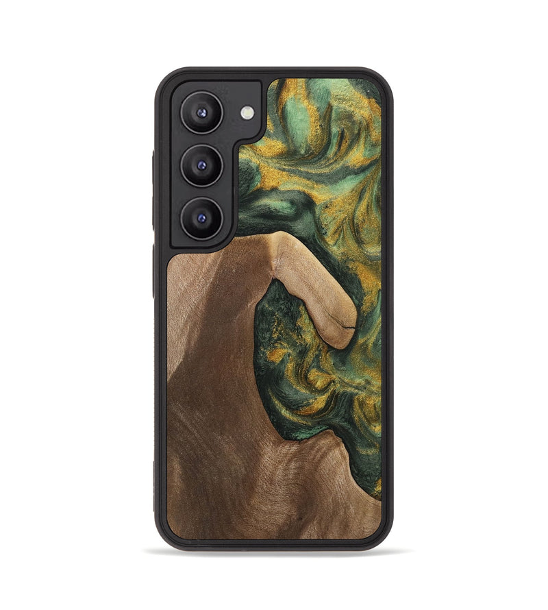 Galaxy S23 Wood Phone Case - Wandie (Green, 741787)