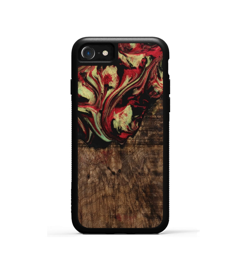 iPhone SE Wood Phone Case - Adele (Red, 741790)