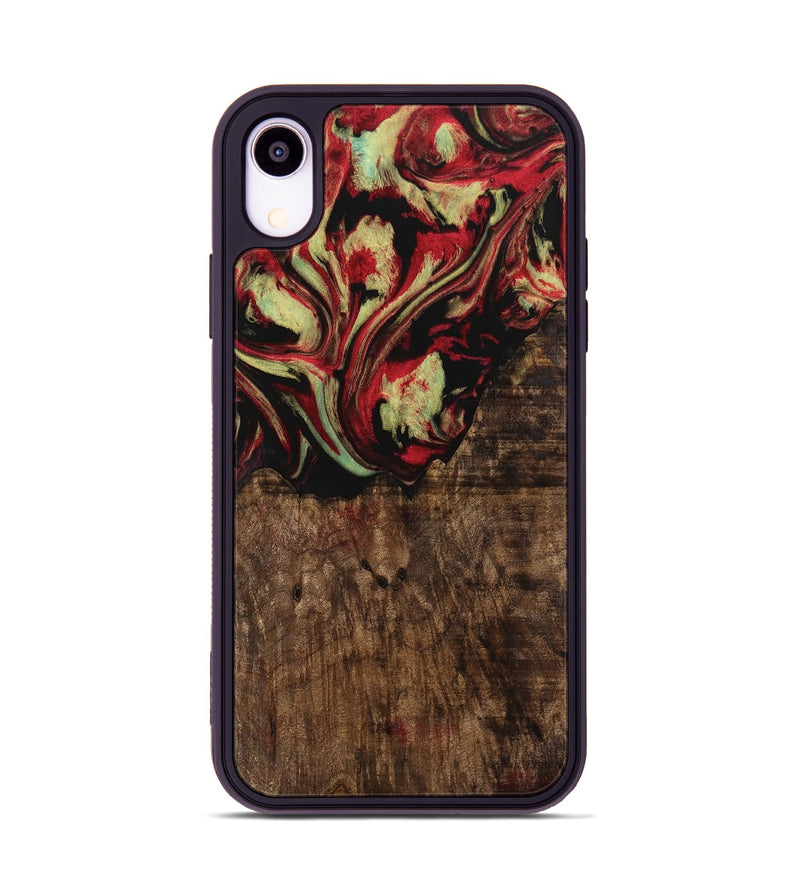 iPhone Xr Wood Phone Case - Adele (Red, 741790)