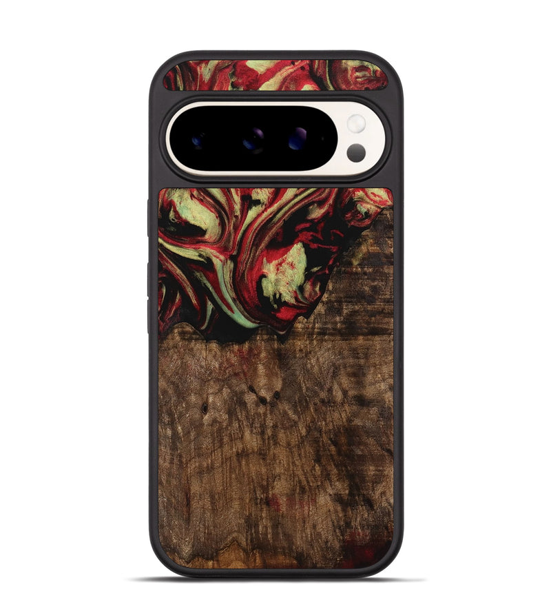 Pixel 9 Pro Wood Phone Case - Adele (Red, 741790)