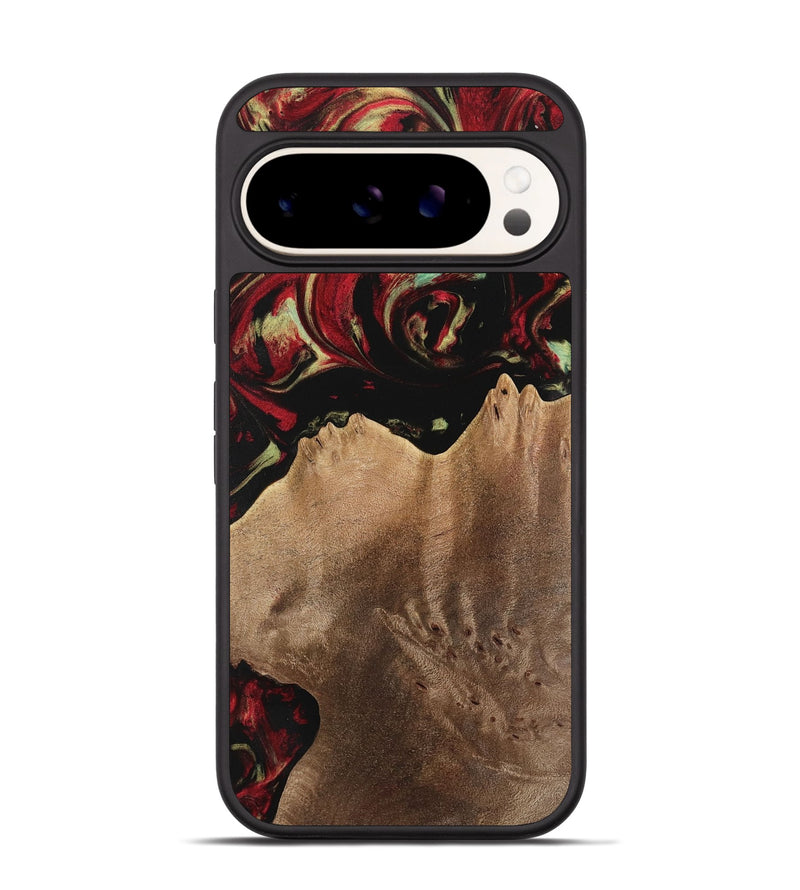 Pixel 9 Pro Wood Phone Case - Marcie (Red, 741791)