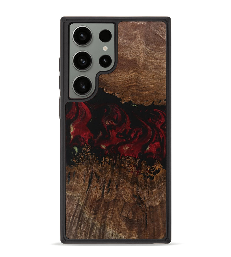 Galaxy S23 Ultra Wood Phone Case - Amani (Red, 741792)