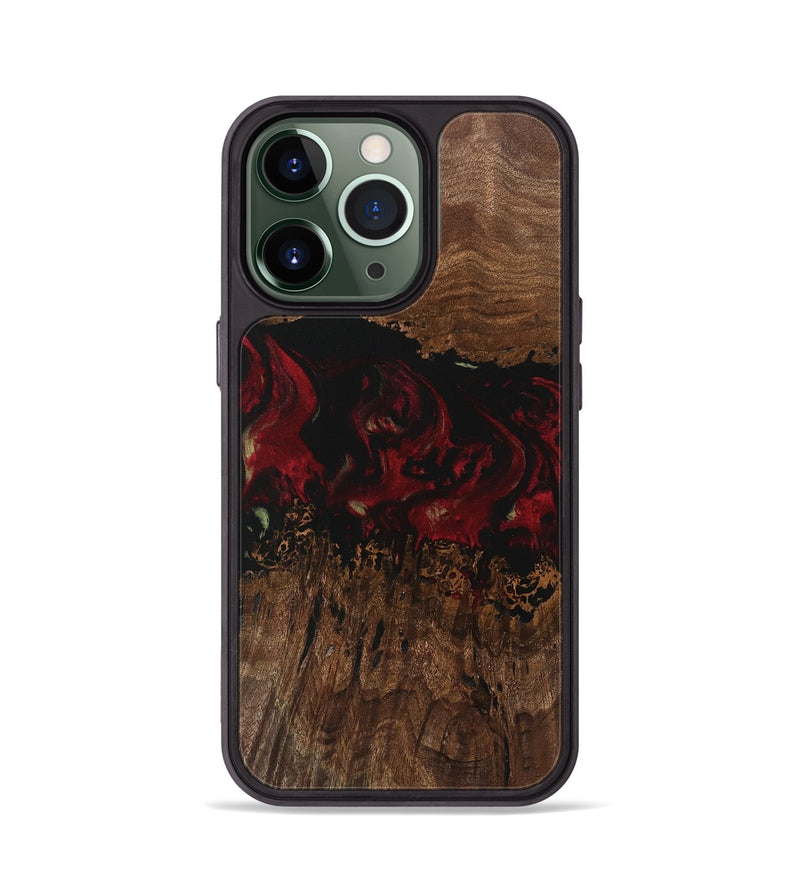 iPhone 13 Pro Wood Phone Case - Amani (Red, 741792)