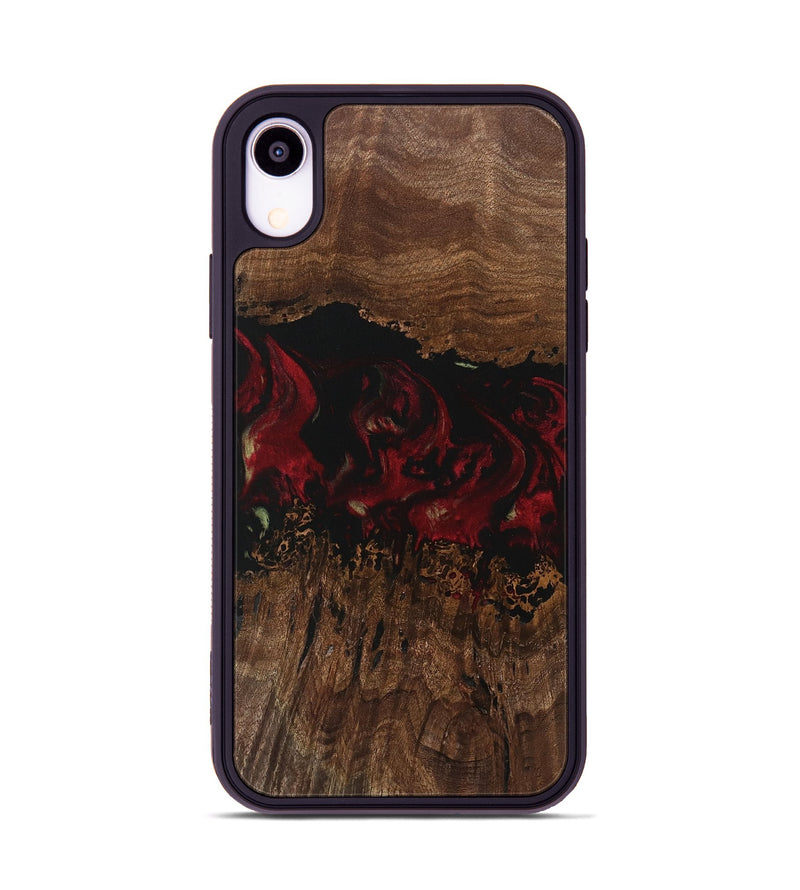 iPhone Xr Wood Phone Case - Amani (Red, 741792)