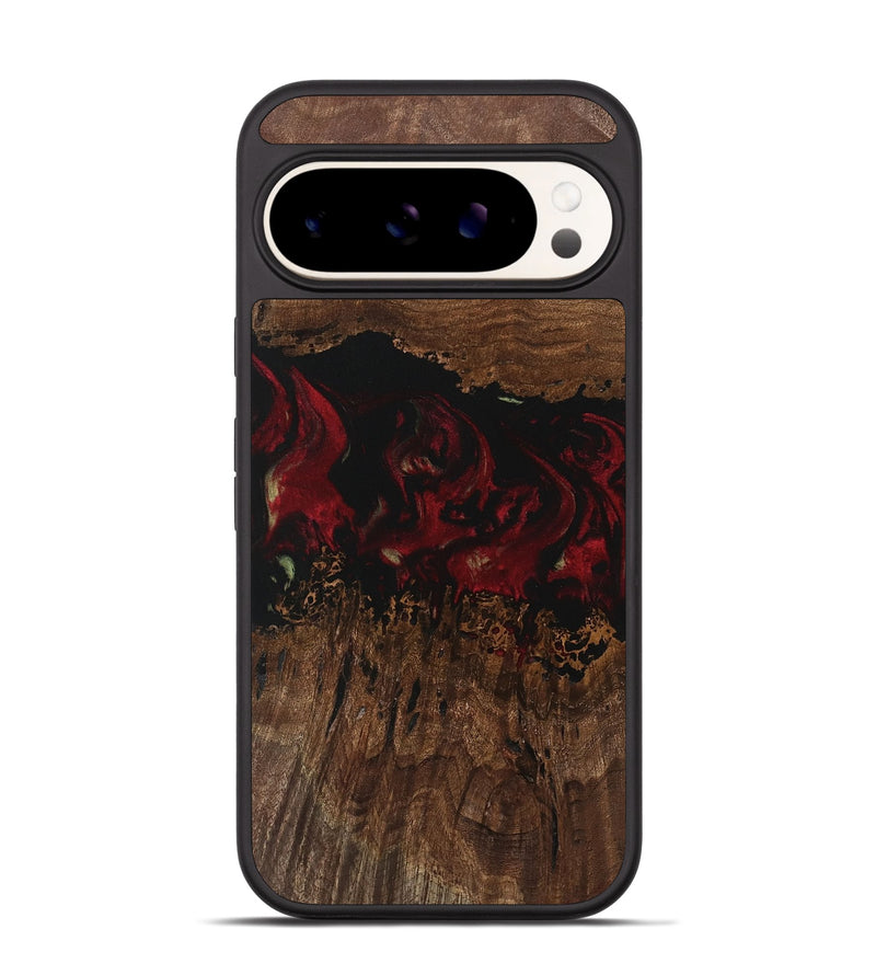 Pixel 9 Pro Wood Phone Case - Amani (Red, 741792)