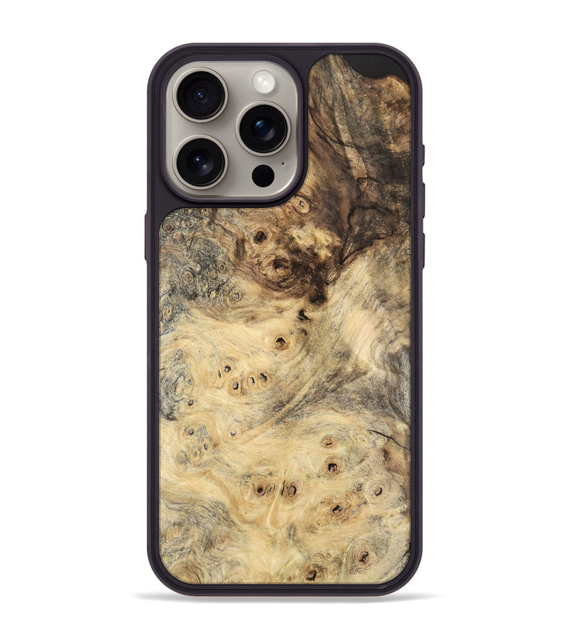 iPhone 15 Pro Max Wood Phone Case - Cyrine (Wood Burl, 741793)