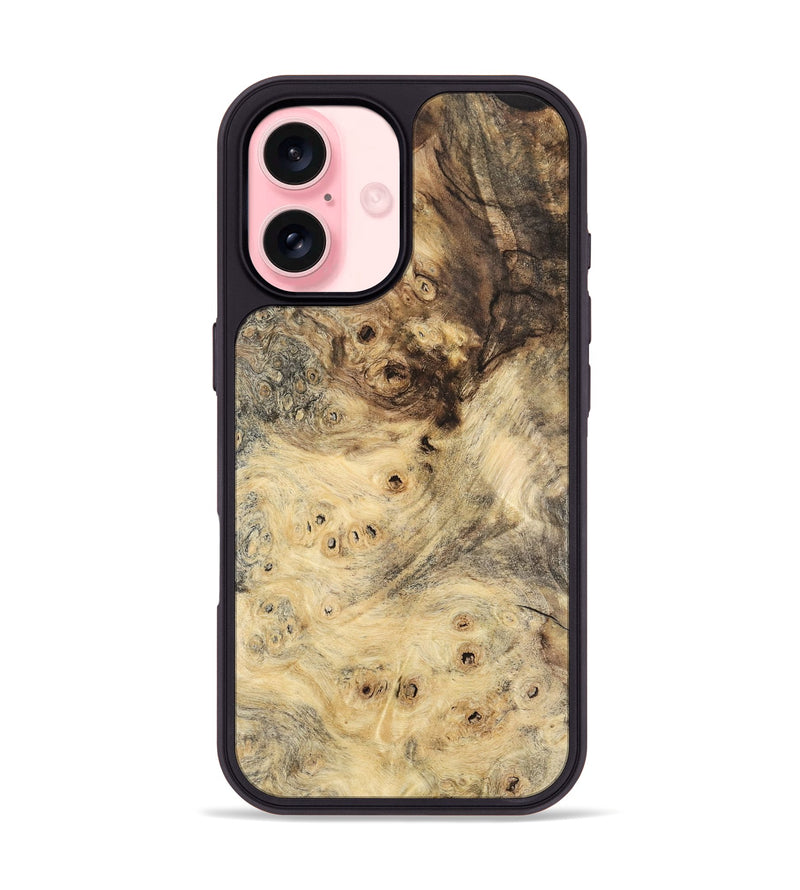 iPhone 16 Wood Phone Case - Cyrine (Wood Burl, 741793)