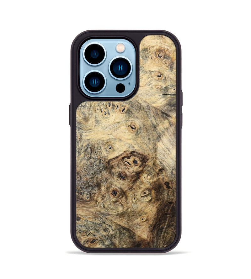 iPhone 14 Pro Wood Phone Case - Vanni (Wood Burl, 741794)