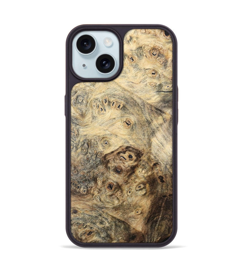 iPhone 15 Wood Phone Case - Vanni (Wood Burl, 741794)