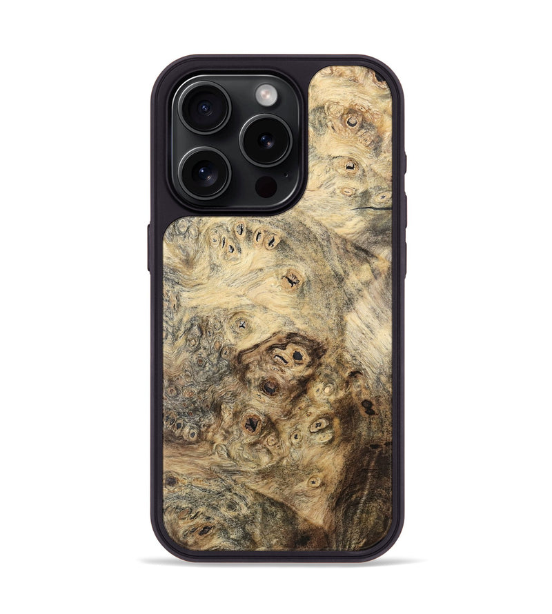 iPhone 15 Pro Wood Phone Case - Vanni (Wood Burl, 741794)