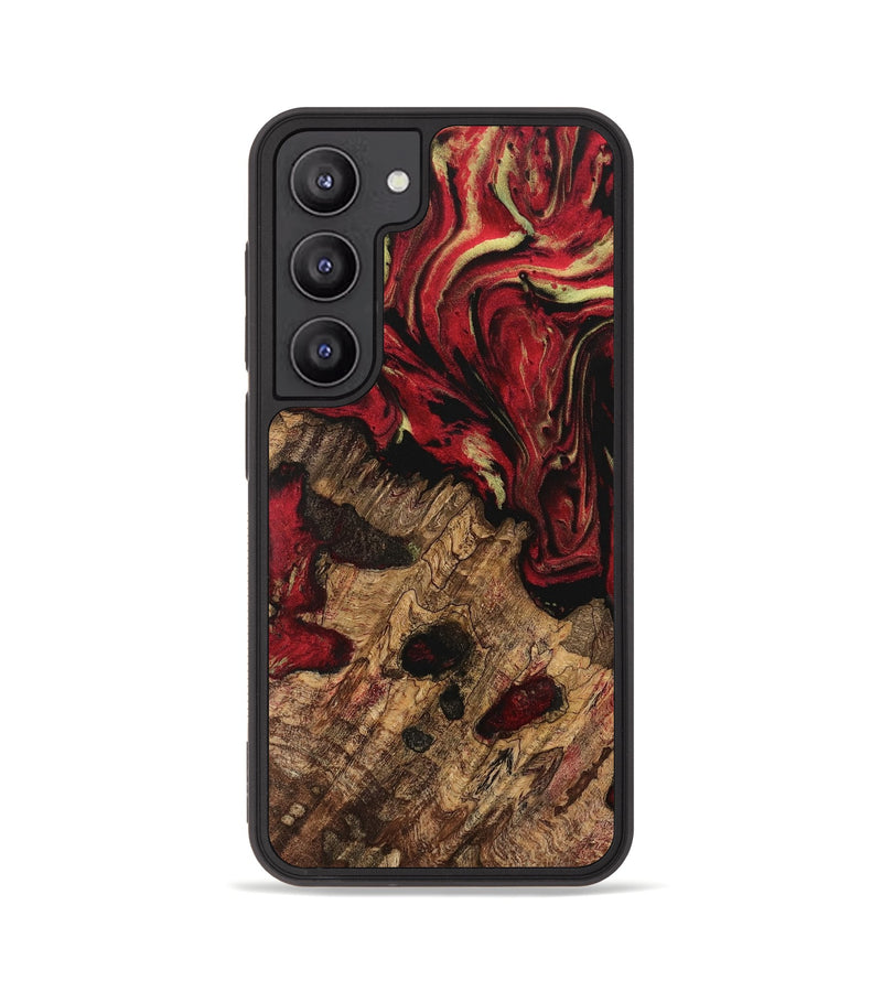 Galaxy S23 Wood Phone Case - Briley (Red, 741796)