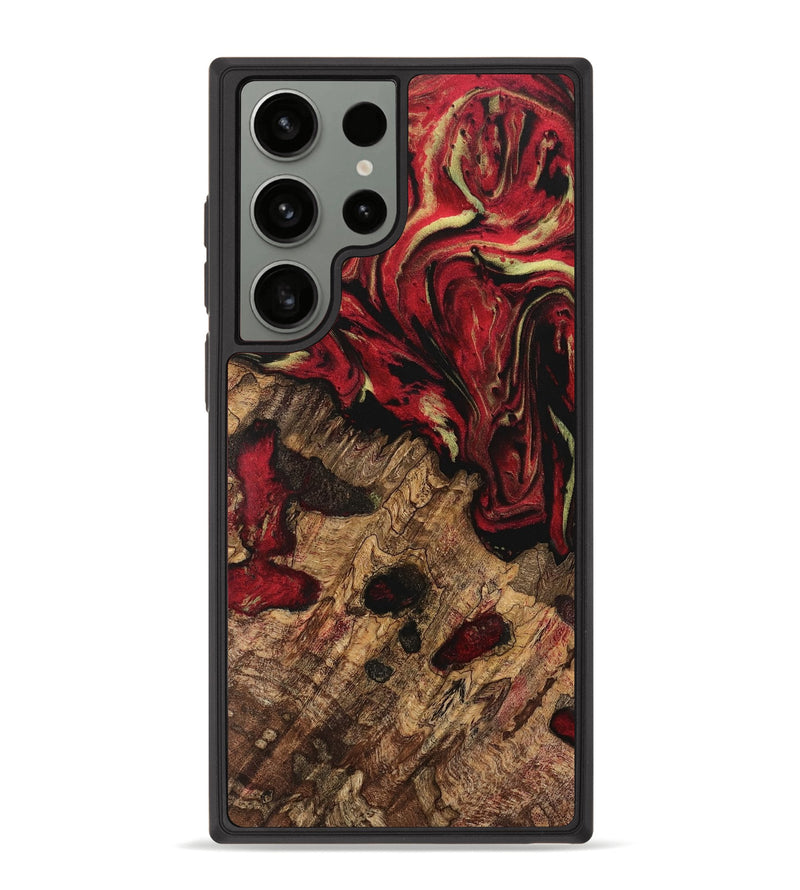 Galaxy S23 Ultra Wood Phone Case - Briley (Red, 741796)