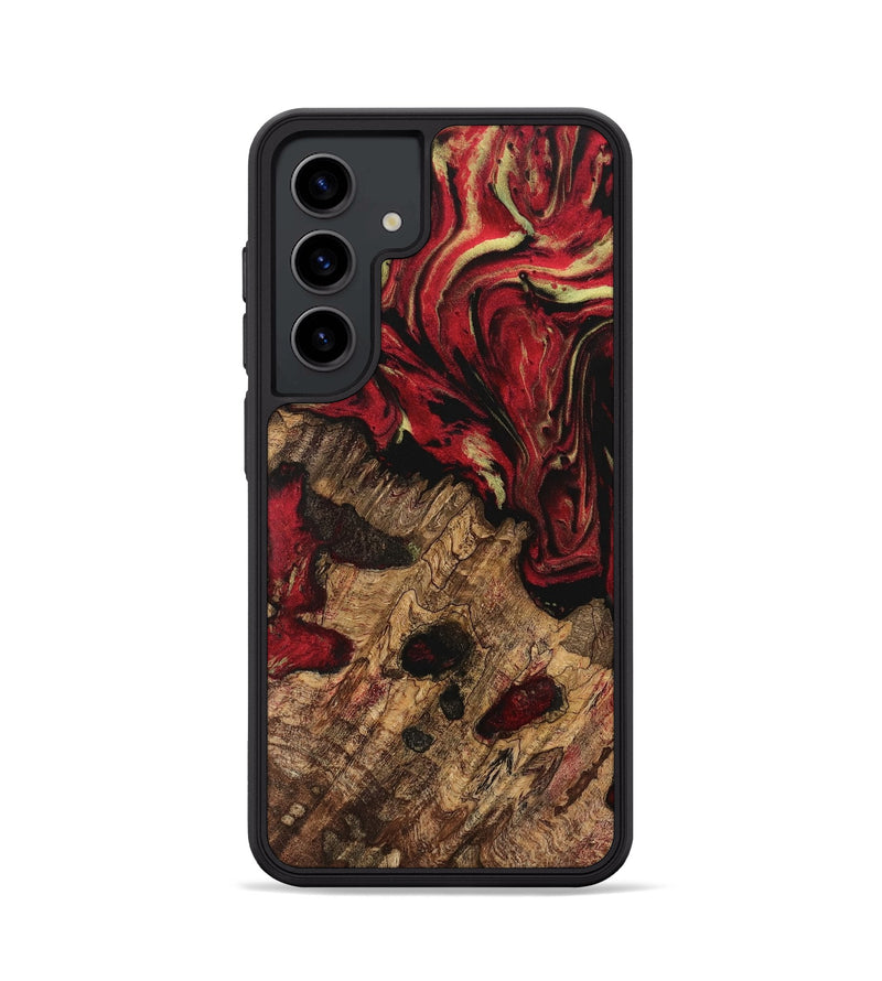 Galaxy S24 Wood Phone Case - Briley (Red, 741796)