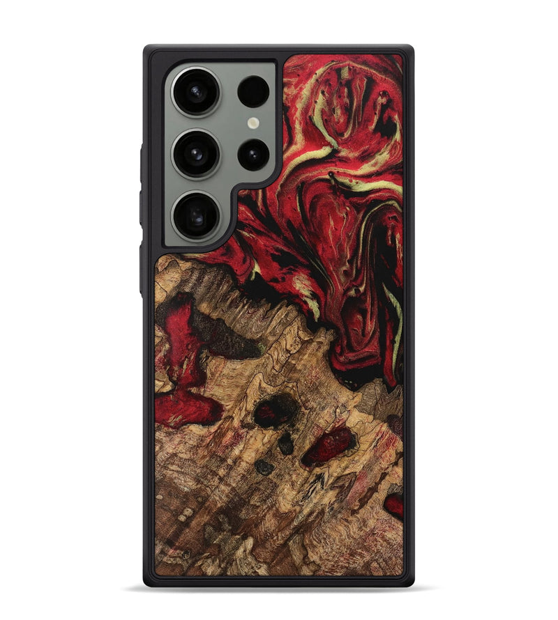 Galaxy S24 Ultra Wood Phone Case - Briley (Red, 741796)