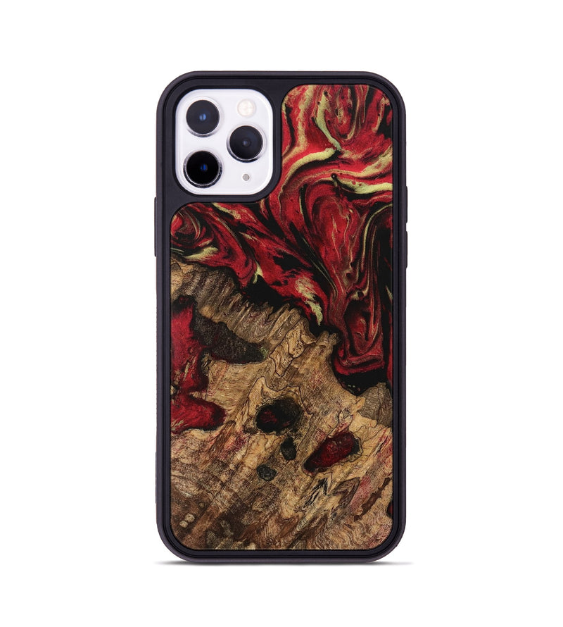 iPhone 11 Pro Wood Phone Case - Briley (Red, 741796)